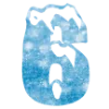 🌨 Эмодзи «Снежные буквы - новогодние» для Telegram