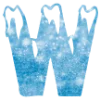 ❄️ Эмодзи «Снежные буквы - новогодние» для Telegram