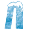❄️ Эмодзи «Снежные буквы - новогодние» для Telegram