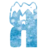 ❄️ Эмодзи «Снежные буквы - новогодние» для Telegram