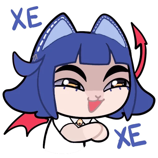 😈 Стикер «Снежуня» для Telegram