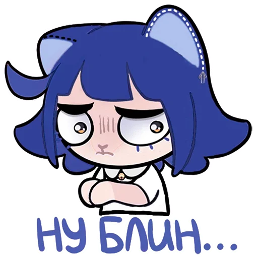 😔 Стикер «Снежуня» для Telegram