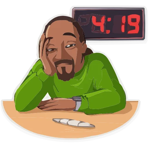 Стикер 18 Snoop Dogg HD