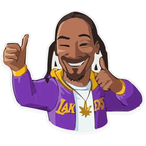 Стикер 3 Snoop Dogg HD