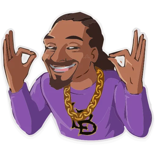 Стикер 21 Snoop Dogg HD