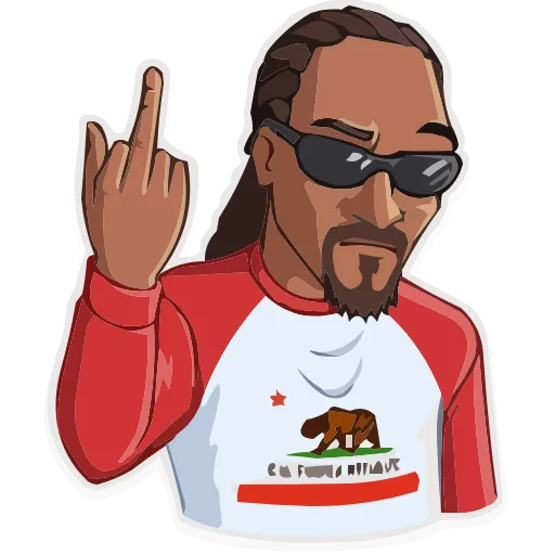 Стикер 24 Snoop Dogg HD