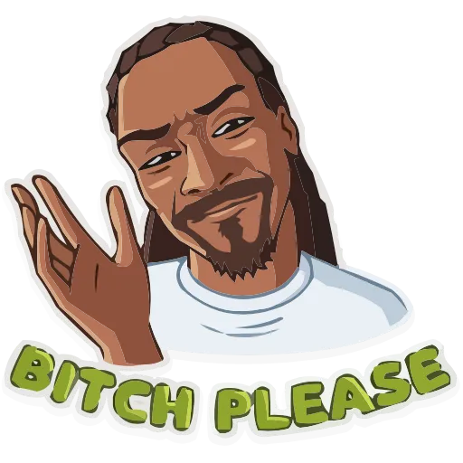 Стикер 22 Snoop Dogg HD
