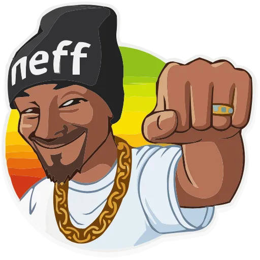 Стикер 10 Snoop Dogg HD