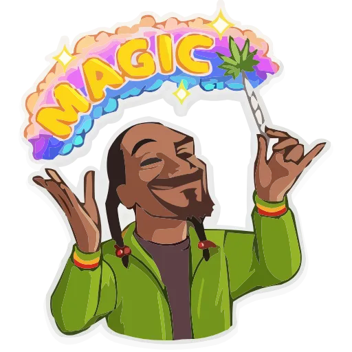 Стикер 9 Snoop Dogg HD