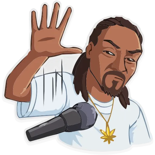 Стикер 19 Snoop Dogg HD