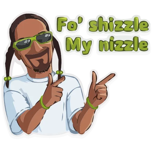 Стикер 12 Snoop Dogg HD