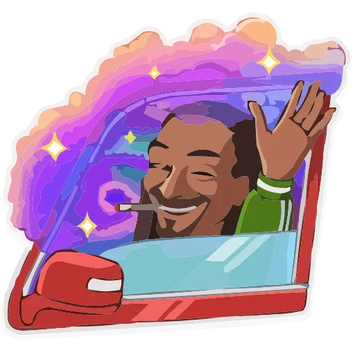 Стикер 5 Snoop Dogg HD