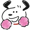 Стикер 15 Snoopy Drawn