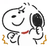 Стикер 14 Snoopy Drawn