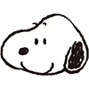 Стикер 41 Snoopy Drawn