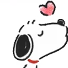 Стикер 23 Snoopy Drawn