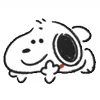 Стикер 28 Snoopy Drawn