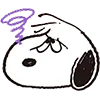 Стикер 55 Snoopy Drawn