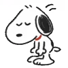 Стикер 25 Snoopy Drawn