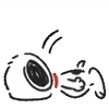 Стикер 29 Snoopy Drawn