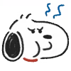 Стикер 18 Snoopy Drawn