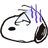 Стикер 53 Snoopy Drawn