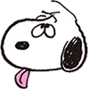 Стикер 57 Snoopy Drawn
