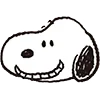 Стикер 44 Snoopy Drawn
