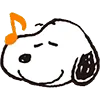 Стикер 47 Snoopy Drawn