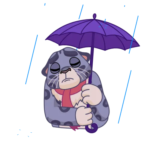 😔 Эмодзи «Snow Leopard» для Telegram