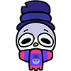 🥶 Эмодзи «SnowmanTick» для Telegram
