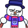 😑 Эмодзи «SnowmanTick» для Telegram