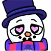 😍 Эмодзи «SnowmanTick» для Telegram