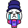 😭 Эмодзи «SnowmanTick» для Telegram