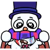 😍 Эмодзи «SnowmanTick» для Telegram