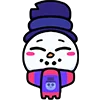 ☺️ Эмодзи «SnowmanTick» для Telegram