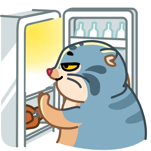 Стикер 12 Snow Manul