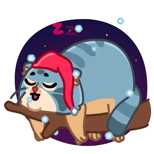Стикер 20 Snow Manul