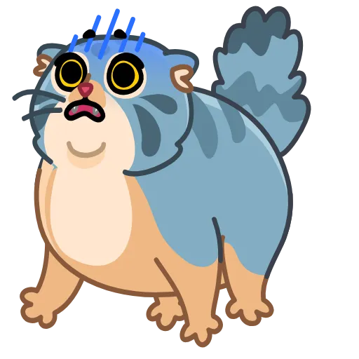 Стикер 4 Snow Manul