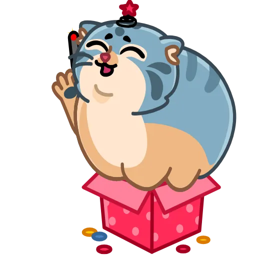 Стикер 7 Snow Manul