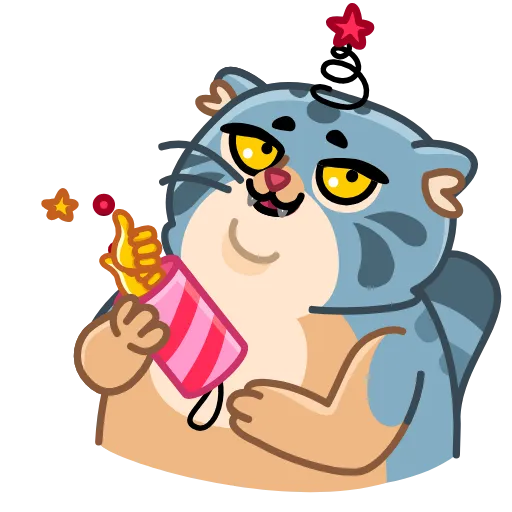 Стикер 3 Snow Manul