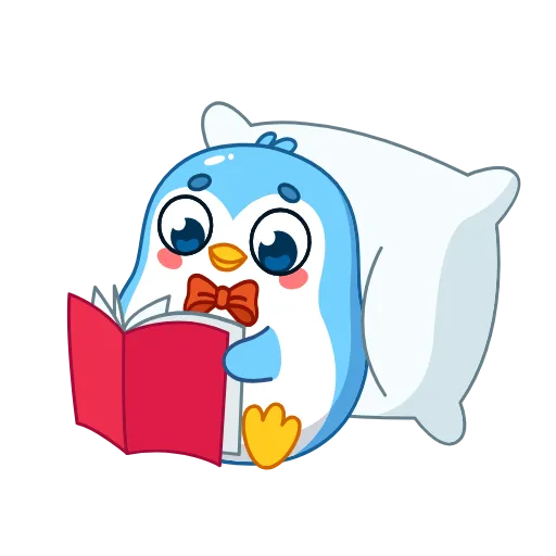 Стикер 3 👏 Пингвин Снежок / Snowy the Penguin