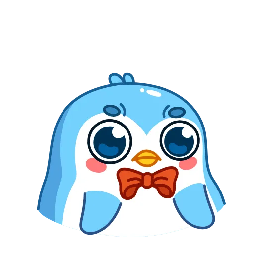 Стикер 18 👏 Пингвин Снежок / Snowy the Penguin