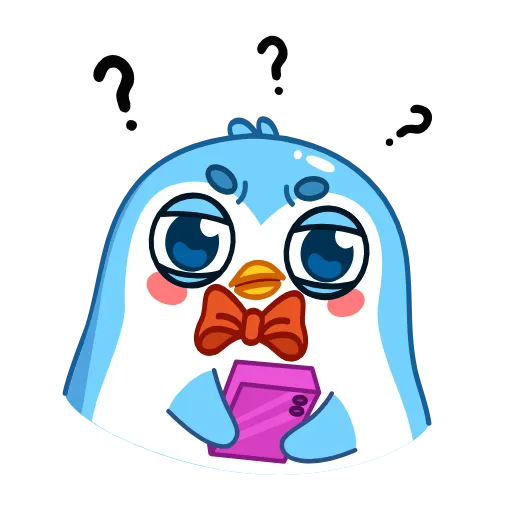 Стикер 24 👏 Пингвин Снежок / Snowy the Penguin