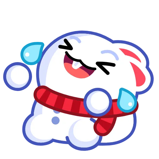 😂 Эмодзи «Snow Rabbit» для Telegram