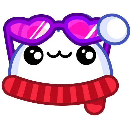 😍 Эмодзи «Snow Rabbit» для Telegram