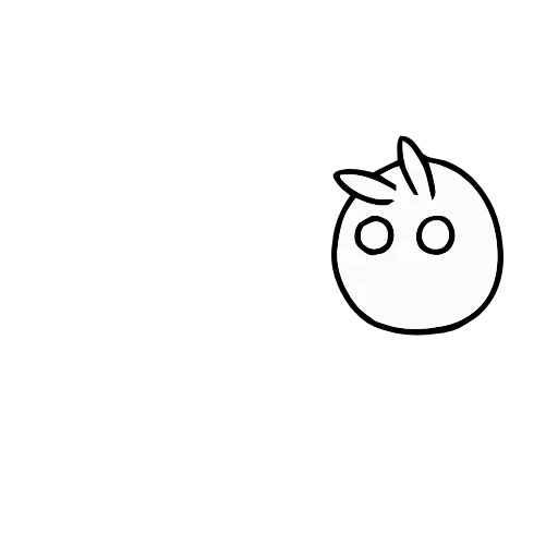🫥 Стикер «Snowball Rabbit» для Telegram