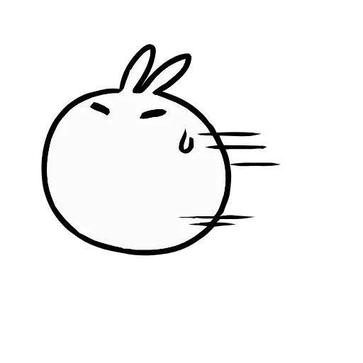 😓 Стикер «Snowball Rabbit» для Telegram