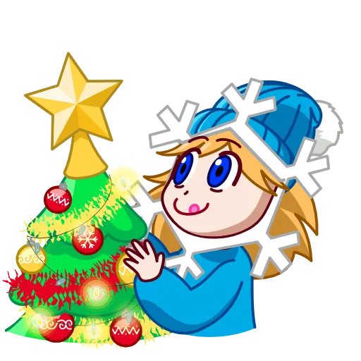 Стикер 23 Snowflake
