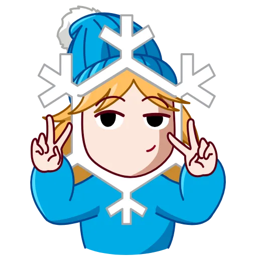 Стикер 5 Snowflake